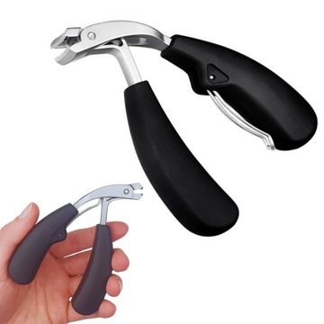 CĘGI OBCINACZ DO PAZNOKCI SZEROKI WYGIĘTY DLA SENIORÓW MANICURE PEDICURE