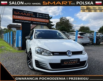 Volkswagen Golf VII GTD 3d Facelifting 2.0 TDI-CR BMT 184KM 2017 Volkswagen Golf GTD/Automat / Bezwypadek/Serwis
