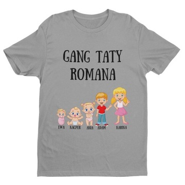 KOSZULKA T-SHIRT PREZENT NA DZIEŃ OJCA GANG TATY