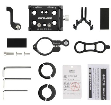 ВЕЛОСИПЕДНОЕ КРЕПЛЕНИЕ ДЛЯ ТЕЛЕФОНА, КАМЕРЫ, ФОНАРИКА GUB G89