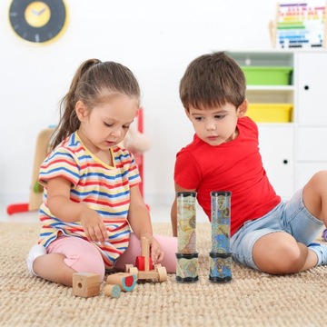 KALEJDOSKOP RÓŻNE WIDOKI WNĘTRZA ZABAWKI EDUKACYJNE DLA DZIECI 2 SZT.