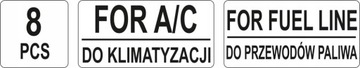 КОМПЛЕКТ ДЛЯ РАЗЪЕДИНЕНИЯ ТОПЛИВОПРОВОДА YATO
