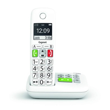 Telefon bezprzewodowy Gigaset E290A, biały, polskie menu