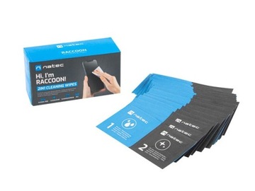 NATEC САЛФЕТКИ ОЧИЩАЮЩИЕ 2В1 50 шт.