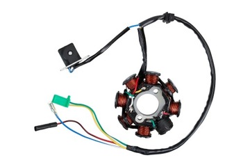 СТАТОР СПАРКЕР 4T GY6 СКУТЕР 5 КАБЕЛЕЙ 8 КАТУШЕК