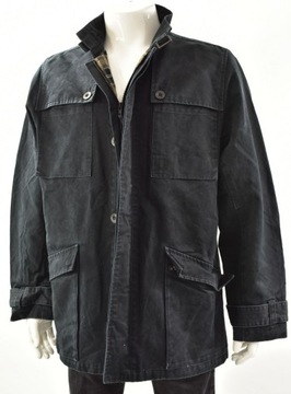 Размер ЧЕРНОЙ КУРТКИ FRED PERRY CLASSIC PARKA WASH. л