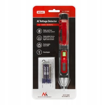 Бесконтактный детектор напряжения 12-1000В