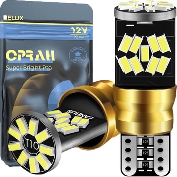 ŻARÓWKI LED W5W T10 POSTOJOWE WNĘTRZA TYLNE CANBUS 360 MOCNE CANBUS ŻARÓWKA