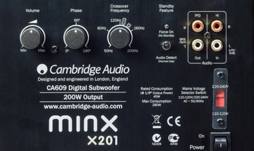 Сабвуфер Cambridge Audio Minx X201 Черный
