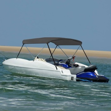 BIMINI DASZEK DO ŁODZI 2 PAŁĄKI ANTRACYTOWY 180X13