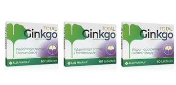 Ginkgo TOTAL miłorząb japoński Ginkgo Biloba 180t.