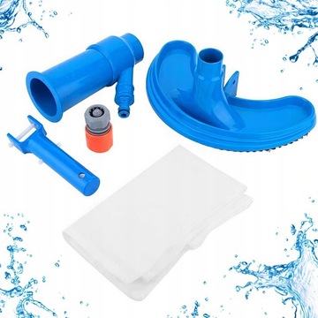 ODKURZACZ ZESTAW DO CZYSZCZENIA BASENÓW BASENU DO DNA BASENU OCZKA WODNEGO