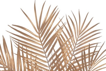 БУКЕТ ЛИСТЬЯ ЛИСТ ПАЛЬМОВЫЕ ЛИСТЬЯ ДЕКОРАТИВНАЯ ВЕТКА ЗОЛОТО ИСКУССТВЕННЫЕ ЦВЕТЫ