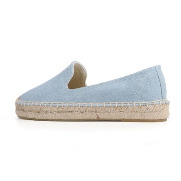 Эспадрильная обувь Canvas Cotton Canvas Jute Blue Denim 38
