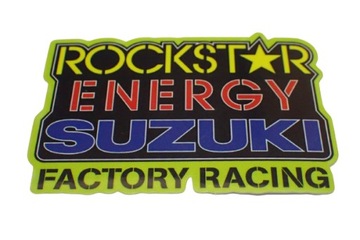 SUZUKI ROCKSTAR ENERGY NAKLEJKA STICKER 6,5 x 4,5 cm