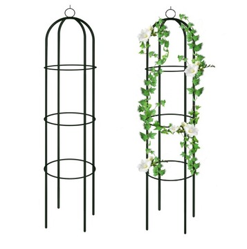 2szt PERGOLA KOLUMNOWA OGRODOWA NA KWIATY RÓŻE 188 x 40 x 40 cm