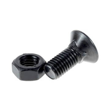 śruba lemieszowa płużna z nakrętką M10x30 kl.5.8 DIN 608, 934