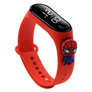 smartwatch SPIDERMAN zegarek chłopięcy dla dzieci chłopca wyświetlacz LED