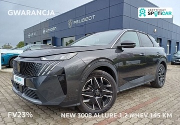 Peugeot 3008 III 2024 Peugeot 3008 Allure 1.2 mHev 145 KM e-DCS6 Demo GWARANCJA FV23 1.2