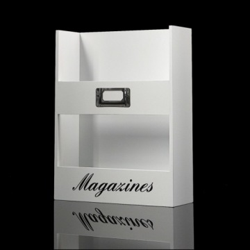 БЕЛЫЕ ДЕРЕВЯННЫЕ ЖУРНАЛЫ ГАЗЕТА ДЛЯ ПОДВЕСКИ