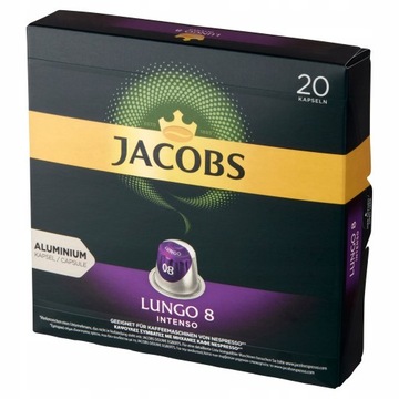 Капсулы для Nespresso Jacobs Lungo 8 Intenso 20 шт.