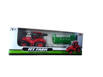 Traktor z mieszalnikiem paszowym