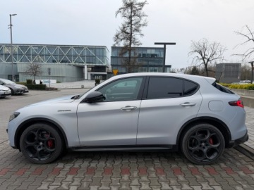 Alfa Romeo Stelvio SUV Facelifting 2.0 Turbo 280KM 2023 ALFA ROMEO STELVIO COMPETIZIONE | Szary mat | Polski Salon | Gwarancja | FV, zdjęcie 4