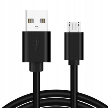 Maxlife Długi Kabel USB - Micro USB 3m 2A czarny