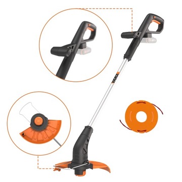 Podkaszarka akumulatorowa Worx WG157E.9 20V 25cm