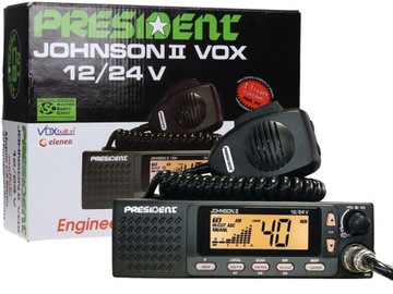 PRESIDENT JOHNSON II ASC RADIO AM/FM 12V/24V BG8