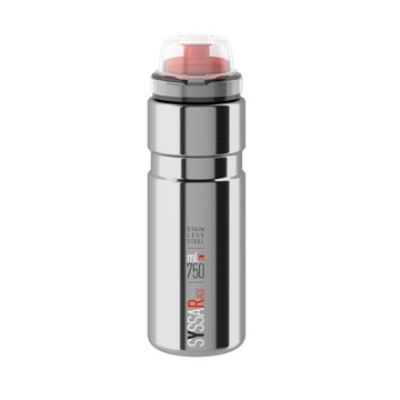 Bidon Elite Syssa Race Silver Glossy 750ml