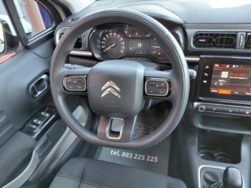 Citroen C3 III VAN 1.2 PureTech 82KM 2021 Citroen C3 Klimatronik Navi Tempomat Asystent pasa 1.2 Benzyna 82KM, zdjęcie 16