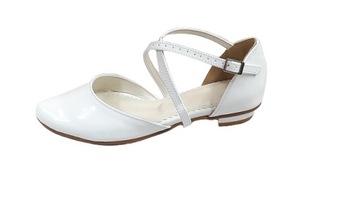 Buty ślubne CASANI płaski obcas 41 biały