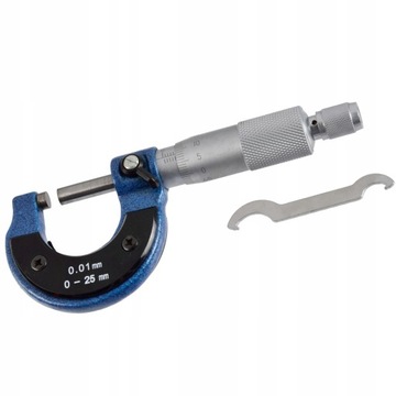 ВНЕШНИЙ АНАЛОГОВЫЙ МИКРОМЕТР GEKO 0-25 мм 0-01 мм С НОНИУСОМ G01486