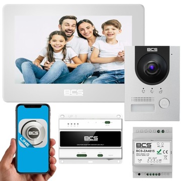 WIDEODOMOFON BCS BCS-PAN1702S-S / BCS-MON7600W-2