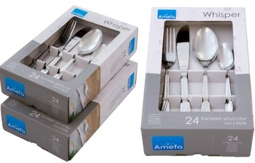 AMEFA WHISPER FALA 96 НАБОР СТОЛОВЫХ ПРИБОРОВ НЕРЖАВЕЮЩИЙ НАБОР НА 24 ПЕРСОНЫ