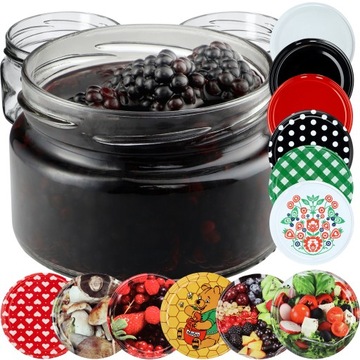 20x БАНКА 250мл СТЕКЛА ДЛЯ ПРИГОТОВЛЕНИЯ ВАРЕНЬЕ МЕДОВОЕ + КРЫШКИ FI82