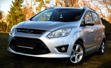 Ford C-MAX II Minivan 1.0 EcoBoost 125KM 2015 Ford Grand C-Max TITANIUM 79tys km Bezwypadkowy 1 Właściciel Nowy Rozrząd, zdjęcie 1