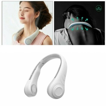 МИНИ-ВЕНТИЛЯТОР ПОРТАТИВНЫЙ USB-ВЕНТИЛЯТОР ПОДВЕСНЫЕ НАУШНИКИ 3 РЕЖИМА 1200 мАч