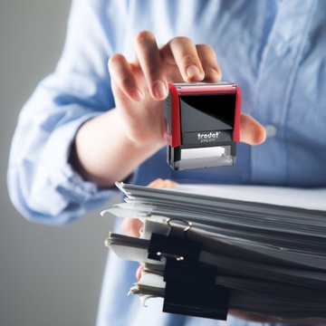 TRODAT 4912 ШТАМП ДЛЯ ДИЗАЙНА КОРПОРАТИВНОГО ЛИЧНОГО ОФИСА 6 СТРОК + ЛАСТИК