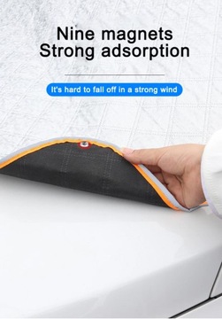 Магнитный козырек от солнца на лобовом стекле автомобиля