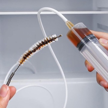 НАБОР ДЛЯ ЧИСТКИ ХОЛОДИЛЬНИКА СЛИВНОЙ ШПРИЦ БОЛЬШОЙ ШПРИЦ + БЕСПЛАТНЫЕ ПОДАРКИ