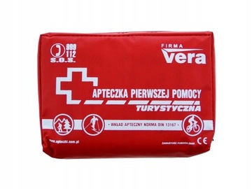 Apteczka turystyczna Vera czerwona