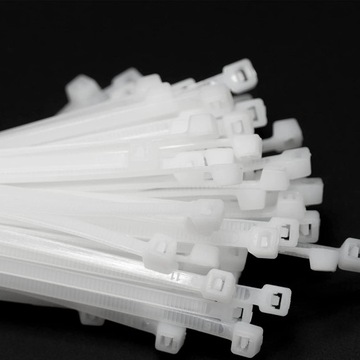 ПРОЧНЫЕ КАБЕЛЬНЫЕ Стяжки БЕЛАЯ ЛЕНТА 3,6Х250 100 ШТ.