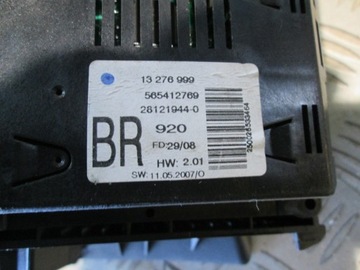DISPLEJ LCD OPEL ZAFIRA B ASTRA H 13276999