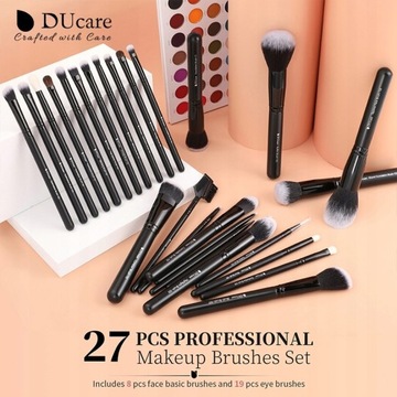 Кисть для макияжа DUcare Black Professional Makeup
