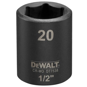DT7538 DEWALT MOCNA NASADKA UDAROWA 20mm 1/2