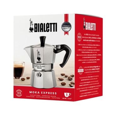 Kawiarka Bialetti Moka Express 1tz (srebrny)