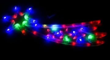 БОЛЬШАЯ ВИФЛЕЕМСКАЯ ЗВЕЗДА ЦВЕТНАЯ КОМЕТА LED 75см