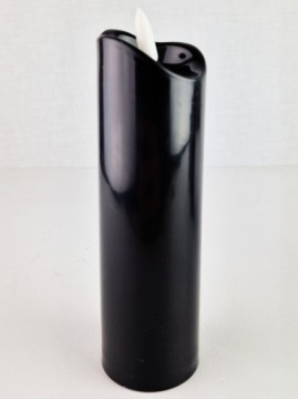 СВЕЧА-ВСТАВКА ДЛЯ СВЕЧ СВЕТОДИОДНАЯ 17,5 СМ - ЧЕРНАЯ